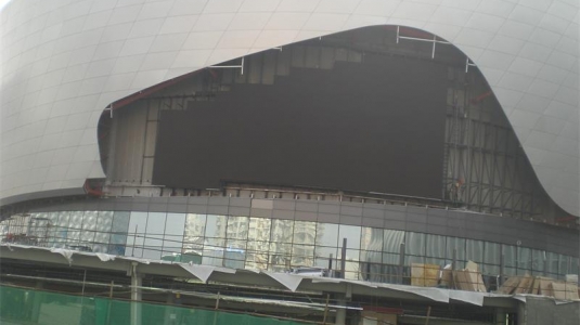 上海世博园中国船舶馆LED显示屏