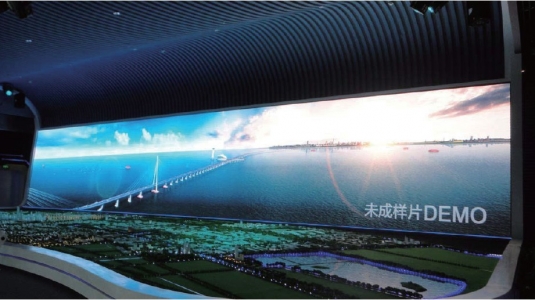 江苏南通国际城市馆展馆P5室内全彩LED显示屏